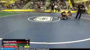 138 lbs Quarterfinal - Dylan Guillermo, California vs Landon Tofanelli, Silverback Wrestling Club