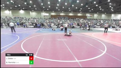 78 lbs Round Of 32 - Jake Slater, Top Fuelers WC vs Brayden Paminto, Gladiator WC