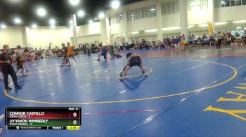 120 lbs Finals (8 Team) - Connor Castillo, Social Circle vs Uy`Kwon Wimberly, Funky Monkey