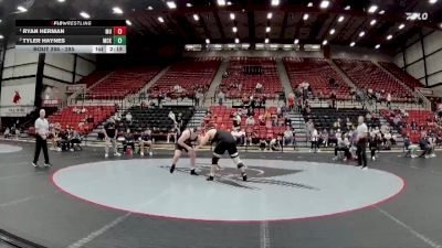 285 lbs 1st Place Match - Ryan Herman, Maryville vs Tyler Haynes, McKendree