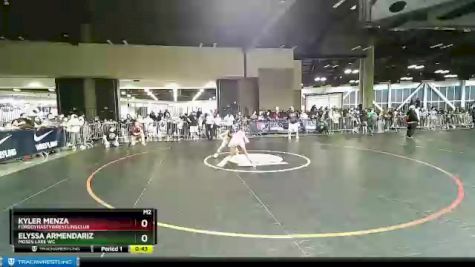 90 lbs Round 2 - Elyssa Armendariz, Moses Lake WC vs Kyler Menza, FordDynastyWrestlingClub