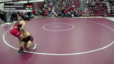 152 lbs Cons. Sub-quarters - Jacob Jimenez-Becerra, Pinnacle Wrestling Club vs Damon Alger, Central MN Elite Wrestling