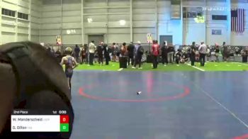 46 lbs 2nd Place - Drew Dillon, The Club vs Waylon Manderscheid, Legacy Elite WC