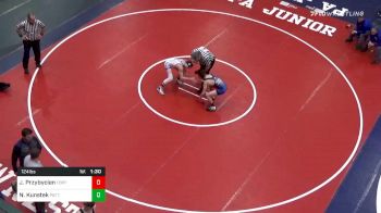 124 lbs Quarterfinal - JoJo Przybycien, Fort Leboeuf vs Nick Kunstek, Pottsville