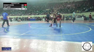 118 lbs Round Of 64 - Bennett Myers, Crossings Christian School vs Jett Autry, Broken Arrow