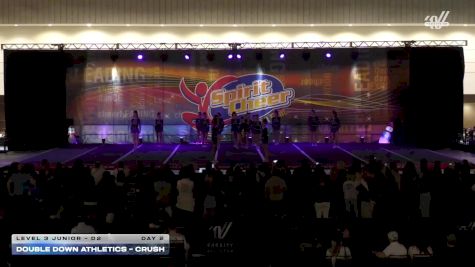 Double Down Athletics - Crush [2025 L3 Junior - D2 Day 2] 2025 Spirit Cheer Dance Grand Nationals & Cheer Nationals
