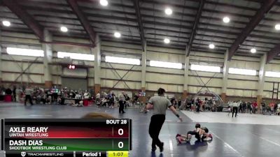 58 lbs Semifinal - Axle Reary, Uintah Wrestling vs Dash Dias, Shootbox Wrestling Club