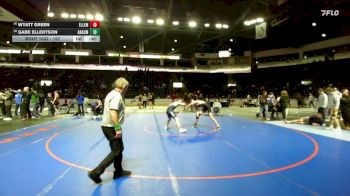 157 lbs Cons. Round 3 - Gabe Ellertson, Anacortes vs Wyatt Green, Ellensburg