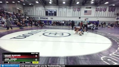 155 lbs Cons. Round 5 - Kimary Burford, Kennewick vs Ariel Amaro, Walla Walla