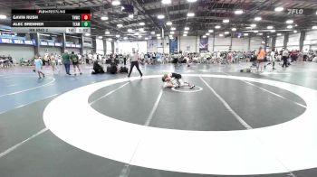 100 lbs Rr Rnd 2 - Gavin Rush, TNWC Black vs Alec Brenner, Team RJN Green