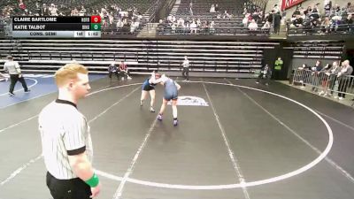 6A 170 lbs Cons. Semi - Katie Talbot, Bingham vs Claire Bartlome, Herriman