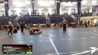 140 lbs Round 3 (6 Team) - CLAY MURDOCK, MF Savages vs Eli Taylor, South Paulding Jr Spartans