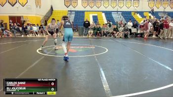 106 lbs Finals (8 Team) - Gabriele Tedesco, Lake Gibson vs Brock Glover, Jesuit