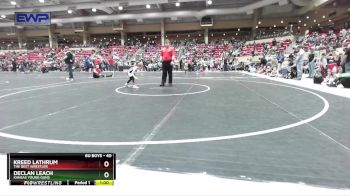 40 lbs Champ. Round 1 - Kreed Lathrum, The Best Wrestler vs Declan Leach, Kansas Young Guns