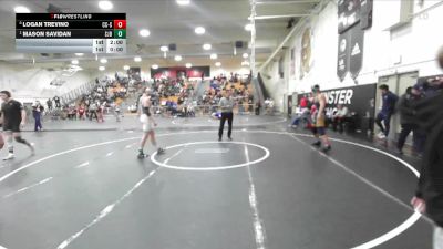 190 lbs Quarterfinal - Mason Savidan, St. John Bosco vs Logan Trevino, Calvary Chapel/SA