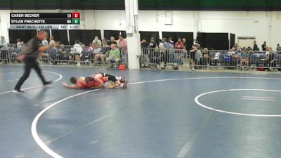 105 lbs Round Of 16 - Casen Becker, CO vs Dylan Frechette, MA