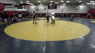 122 lbs Champ. Round 2 - Chase Strand, Mt. Diablo vs Erfanullah Andar, Mt. Eden