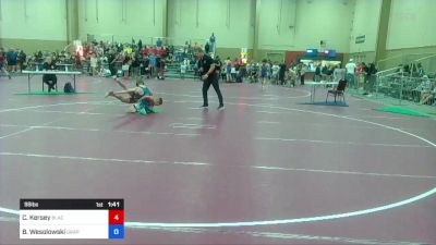 98 lbs Semifinal - Colton Kersey, Black Flag Wrestling Academy vs Bear Wesolowski, Grappling House
