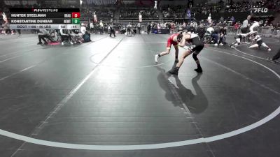 90 lbs Consi Of 16 #2 - Hunter Steelman, Dragon Rtc vs Konstantine Dunbar, Newton