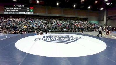 165 lbs Champ. Round 1 - Chris Villegas, Rancho Bernardo vs Justus SpillnerJr., Del Oro