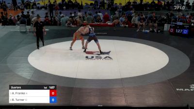 190 lbs Quarters - Andy Franke, IA vs Blaise Turner, ID