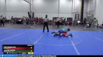 92 lbs Round 3 (10 Team) - Austin Wood, Diamond Fish vs Leo Badolato, Scanlan