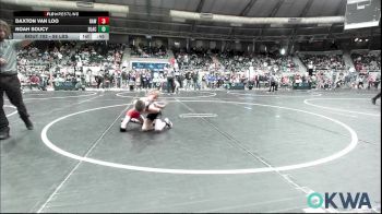58 lbs Round Of 32 - Daxton Van Loo, Raw Wrestling Club vs Noah Soucy, Blackwell Wrestling Club