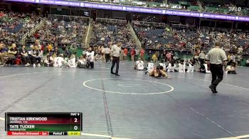 2A 150 lbs Cons. Round 2 - Tristan Kirkwood, Andrews, T.W. vs Tate Tucker, Washington