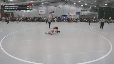 88 lbs Cons. Rd Of 32 - Weston Everman, Immortal Athletics WC vs Parker Schulz, Viking Wrestling Club