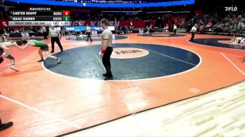 2A 144 lbs Cons. Round 3 - Izaac Gaines, Geneseo vs Carter Skoff, Morris