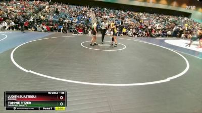 135 lbs Champ. Round 2 - Tommie Fitzer, Churchill County vs Judith Suastegui, Gregori