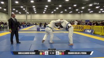 Eduardo Coelho S. Pereira vs Hugo Alejandro Vazquez 2025 World Master IBJJF Jiu-Jitsu Championship