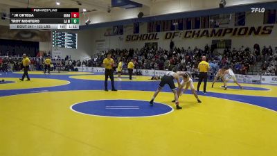123 lbs Round Of 16 - Jr Ortega, Grandview (CO) vs Troy Montero, La Mirada
