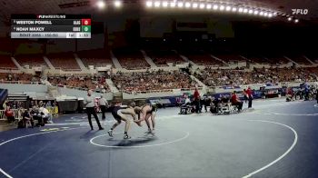 150-D3 Champ. Round 1 - Weston Powell, American Leadership Academy - Gilbert North vs Noah Maxcy, Desert Sunrise High School