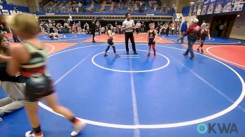 80 lbs Rr Rnd 5 - Berkeley Ray, Dark Cloud Wrestling Club vs Carson Riley, Skiatook Youth Wrestling 2022-23