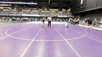 110 lbs Quarterfinal - Bianca Juarez, Tecumseh-Shawnee Heights HS vs Miley Locke, Basehor-Linwood HS