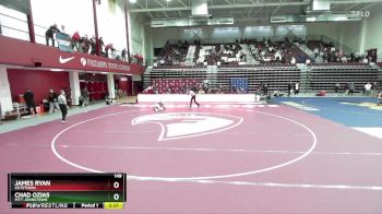 149 lbs Semifinal - James Ryan, Kutztown vs Chad Ozias, Pitt-Johnstown