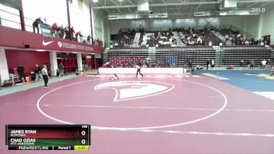 149 lbs Semifinal - James Ryan, Kutztown vs Chad Ozias, Pitt-Johnstown