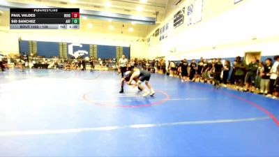 138 lbs Champ. Round 1 - Sid Sanchez, Artesia vs Paul Valdes, Redondo Union High School