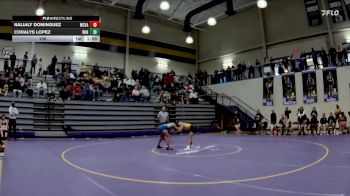 100 lbs Placement Matches (8 Team) - Coralys Lopez, Richmond Hill HS vs Nalialy Dominguez, McEachern