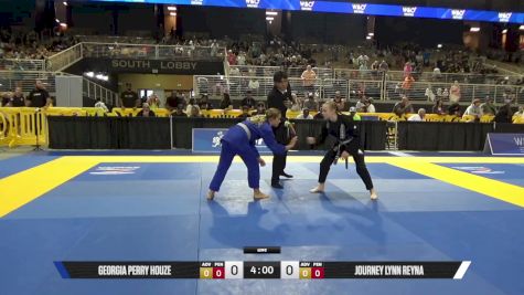 Journey Lynn Reyna vs Georgia Perry Houze 2025 Pan Kids Jiu-Jitsu IBJJF Championship