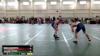 120 lbs Round 3 (10 Team) - Brock Rothermel, We Are That Team vs Zachary Franks, Cow Rock WC