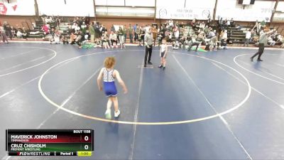 69 lbs Quarterfinal - Cruz Chisholm, Fremont Wrestling vs Maverick Johnston, Timpanogos