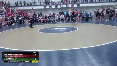 190 lbs Round 1 (16 Team) - Michael Pendarvis, Thomas County Central HS vs Colin Kelley, North Forsyth