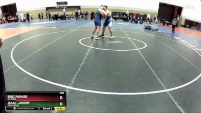 285 lbs Cons. Round 4 - Eric Parker, El Reno vs Isaac Landry, Pine Creek