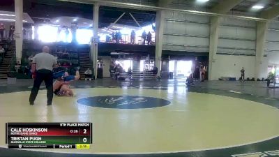 157 lbs 5th Place Match - Tristan Pugh, Glenville State College vs Cale Hoskinson, Notre Dame (Ohio)