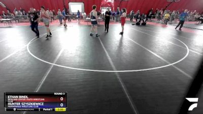 285 lbs Round 3 - Ethan Bindl, Richland Center Youth Wrestling Club vs Hunter Szyszkiewicz, Mukwonago Wrestling Club