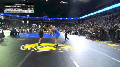 285 lbs Round Of 32 - Juan Carlos Puga, Gilroy (CC) vs Leonardo Battulga, South Torrance (SS)