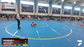 61 lbs Cons. Round 3 - John Briones Iv, Vici Wrestling Club vs Noah Bauman, Spartan Mat Club