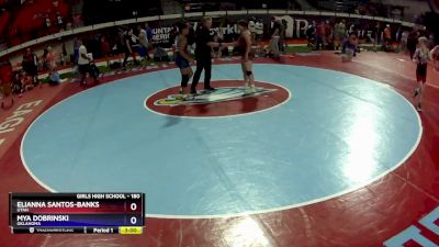 180 lbs Semifinal - EliAnna Santos-Banks, Utah vs Mya Dobrinski, Oklahoma